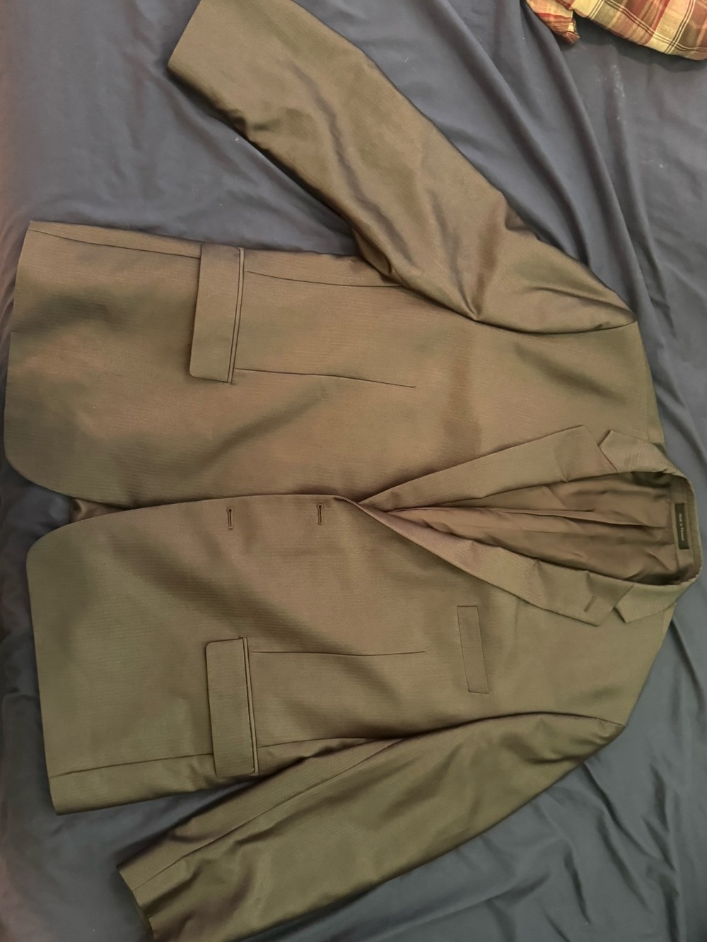 Calvin Klein Olive Green Men's Pea Coat 52R